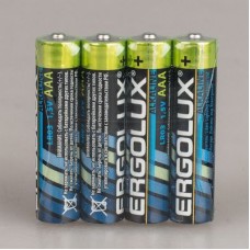 Батарейка, Ergolux, LR03 Alkaline, BP-12 LR03 BP-12, 1.5В 
